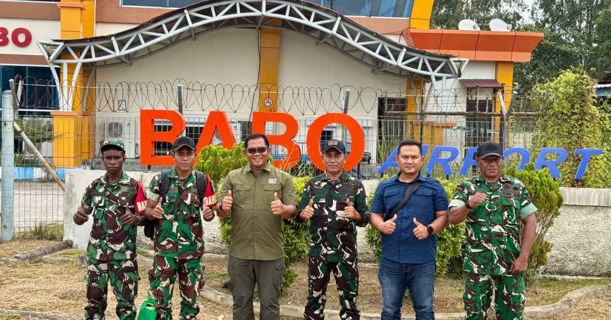Perkuat Satuan Terluar, Danrem 182/JO Kolonel Inf Irwan Budiana Tekankan Disiplin dan Logistik di Koramil Babo