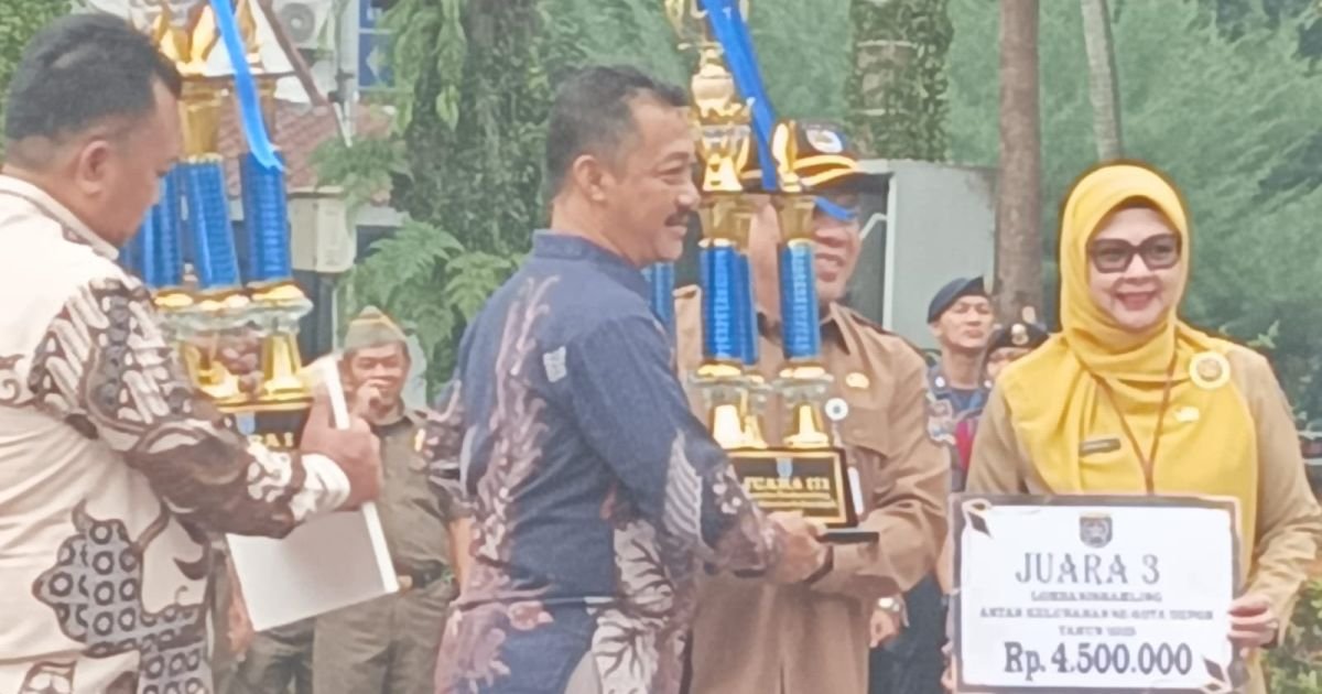 RT 004/002 meraih juara 3 Lomba Siskamling Pemkot Depok 2025