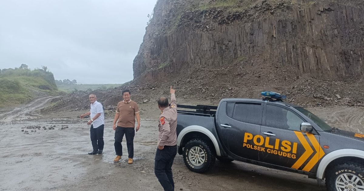 Kades Batujajar dan Polsek Cigudeg Cek Kebenaran Isu Galian C di Kecamatan Cigudeg