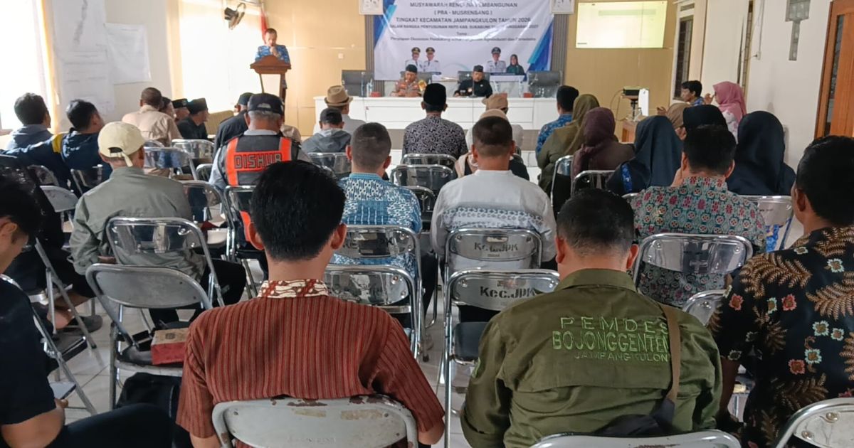 Pemcam Jampangkulon Sukses Gelar Pra Musrenbang TK Kecamatan