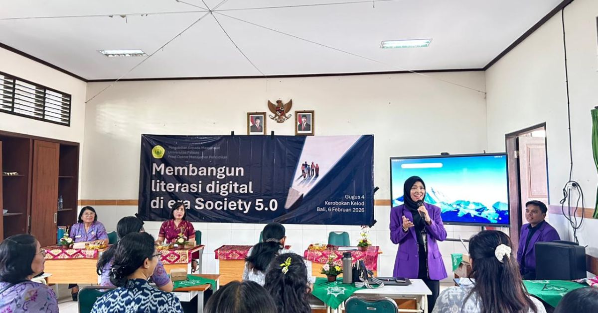 Prodi Doktor Manajemen Pendidikan Universitas Pakuan Laksanakan PkM di Bali untuk Penguatan Literasi Digital