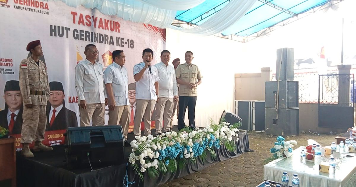 Teddy Setiadi Hadiri Tasyakur HUT ke-18 Gerindra, Santuni 60 Anak Yatim: “Kompak Bergerak, Harus Berdampak!”