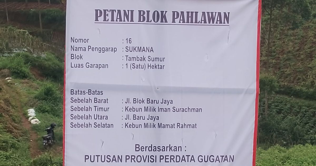 Tanah Negara Dipatok Plang Penggarap, Bagaimana Respons PTPN I Regional 2?