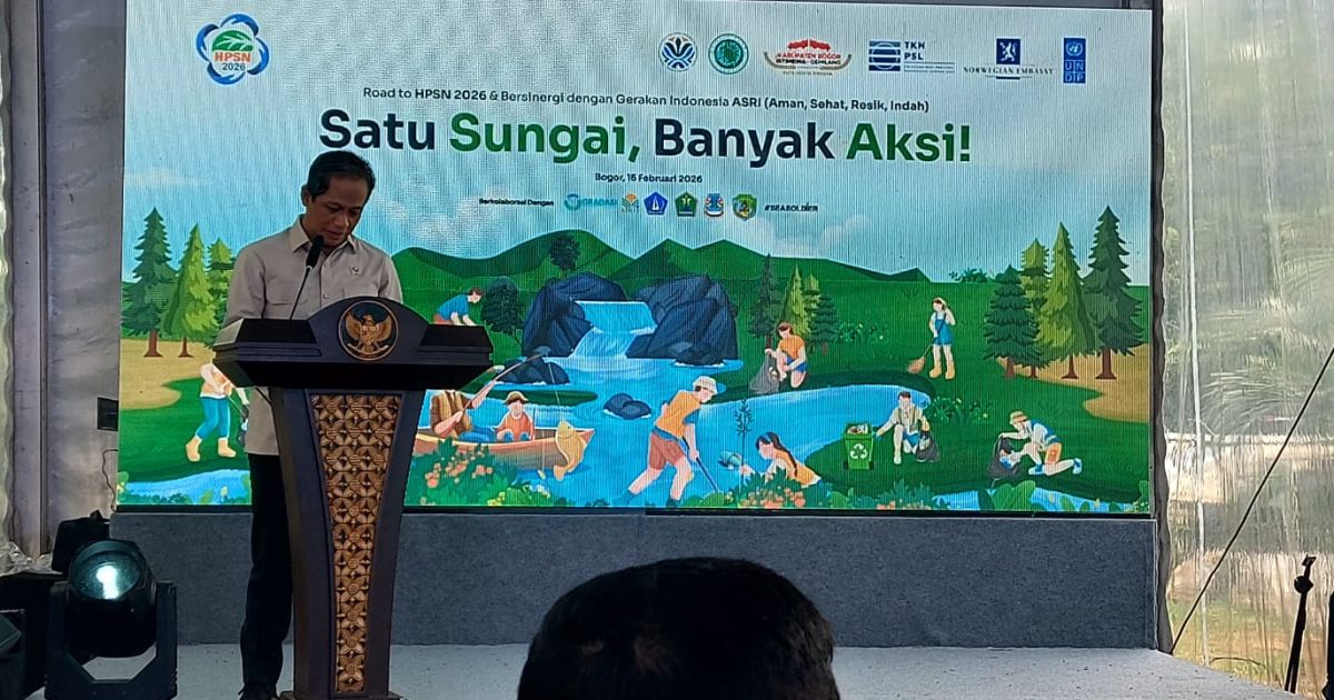 Menteri Lingkungan Hidup Hanif Faisol Nurofiq menegaskan fatwa haram buang sampah harus disebarluaskan ke masjid dan pesantren saat pengukuhan di KISUCI Sentul, Pda Minggu (15/2/2026).