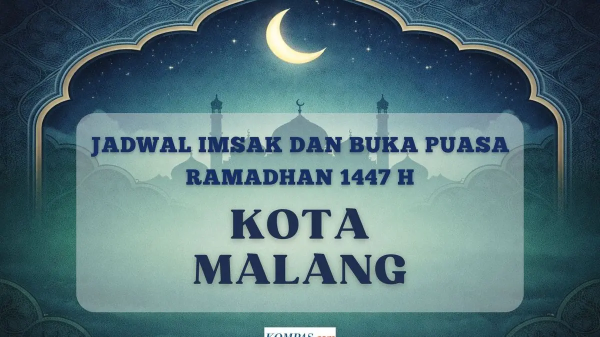 Warga Malang Simak! Ini Jadwal Imsak dan Buka Puasa 5 Ramadhan 1447 H