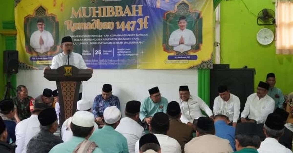 Muhibah Ramadan Tingkat Kabupaten Sukabumi Dihadiri Langsung Ketua DPRD Kabupaten Sukabumi