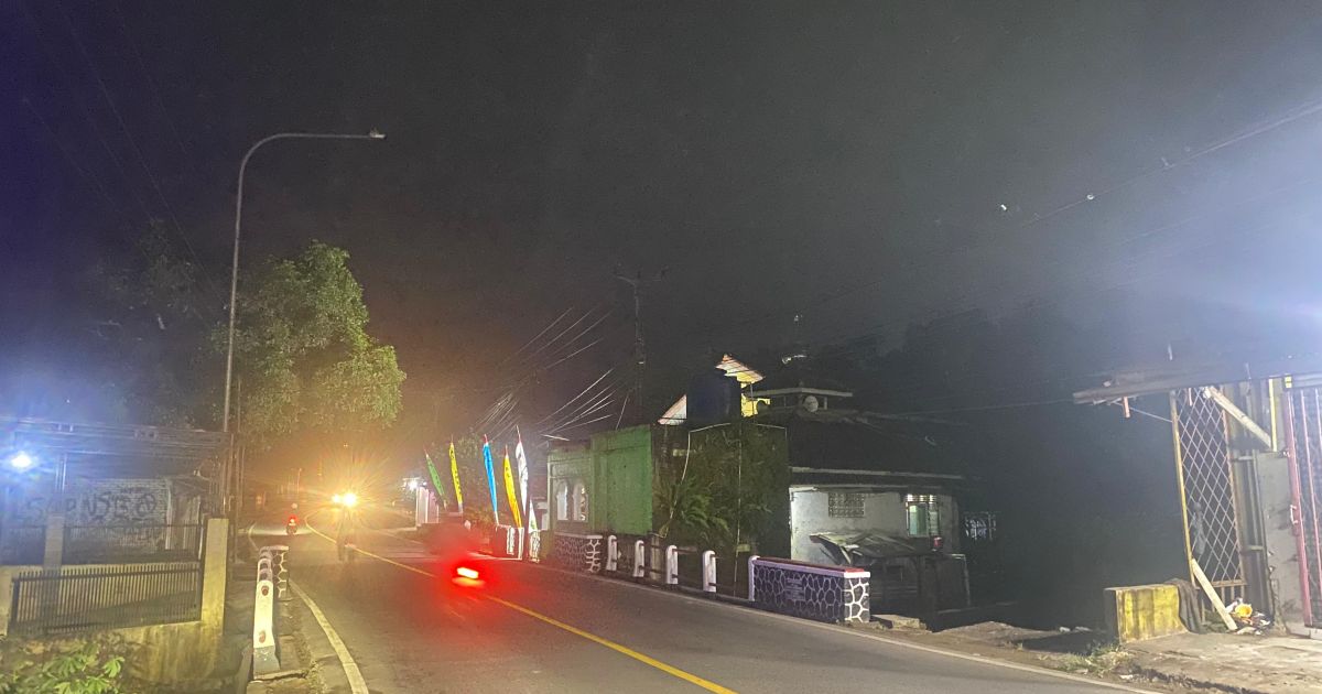 Jalan Raya Bogor Barat: PJU di Jalan Nasional Jasinga–Leuwiliang Mencekam Banyak yang Mati