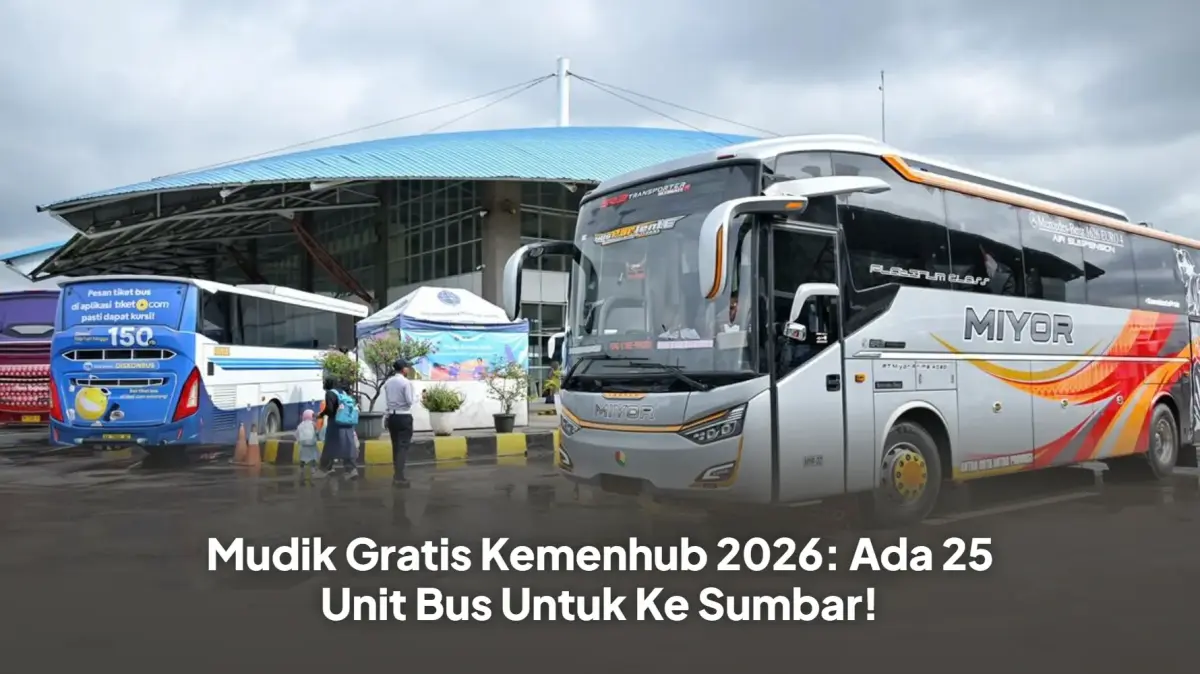 Kuota Mudik Gratis Kemenhub Sumbar 2026 Masih Tersedia, Cek Caranya!