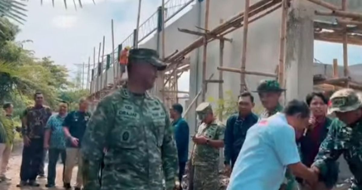 Dandim 0614 Kota Cirebon Pantau Progres Pembangunan Koperasi Merah Putih