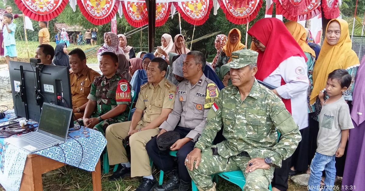 Wujudkan Sinergitas Polsek Plered bersama TNI, Camat dan Kades Hadiri Peresmian Jabatan Garuda Purwakarta