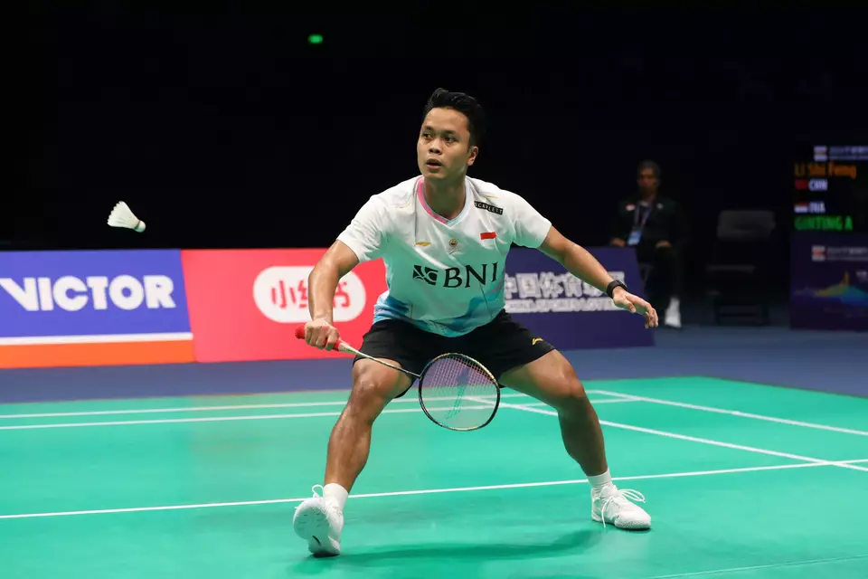 Anthony Ginting Amankan Tiket Perempat Final Swiss Open 2026 Setelah Tundukkan Wakil Tiongkok