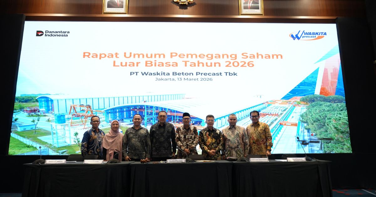 Rapat Umum Pemegang Saham Luar Biasa (RUPSLB) yang digelar pada Jumat (13/3/2026). Foto Tb.