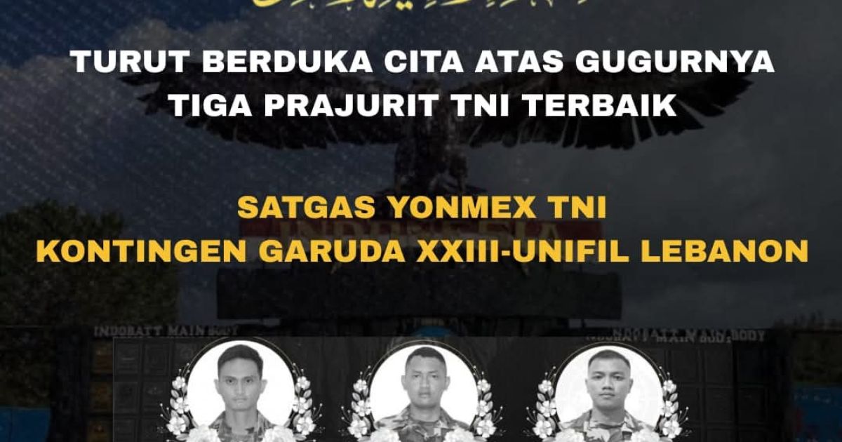 Kodim 0614/Kota Cirebon Berduka atas Gugurnya Prajurit TNI Satgas Unifil Lebanon