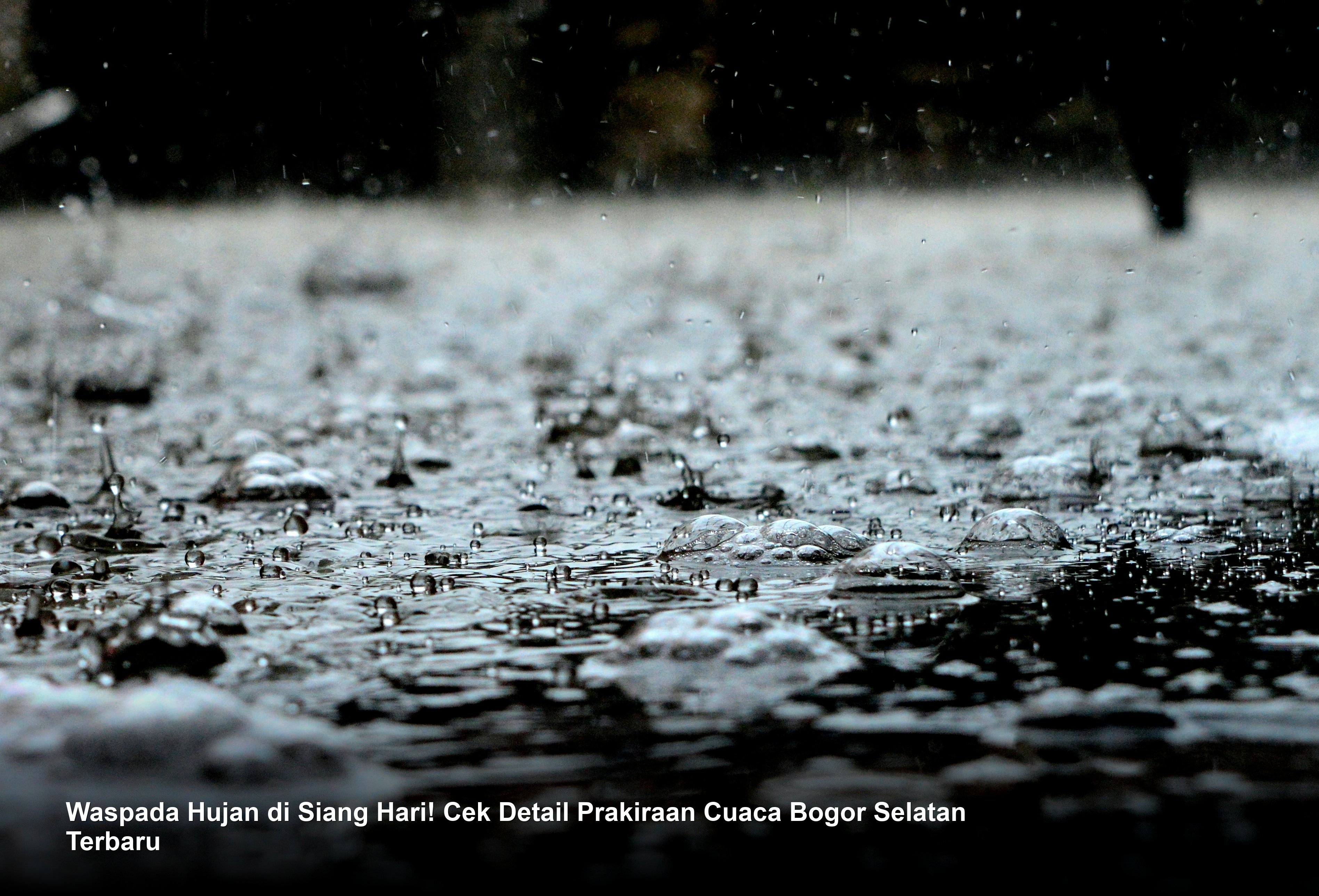 Waspada Hujan di Siang Hari! Cek Detail Prakiraan Cuaca Bogor Selatan Terbaru