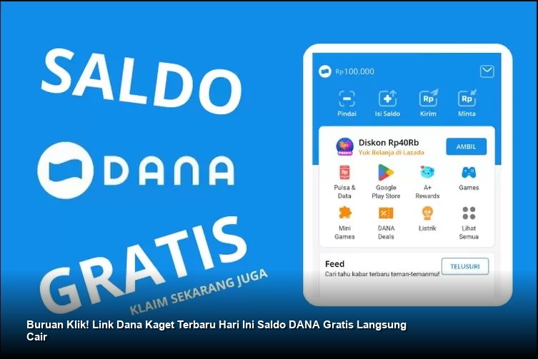 Ilustrasi smartphone yang menampilkan aplikasi dompet digital dengan efek koin emas bertebaran di sekitarnya.