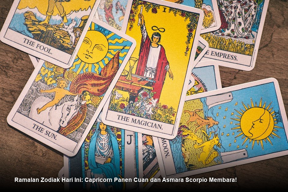 Ramalan Zodiak Hari Ini: Capricorn Panen Cuan dan Asmara Scorpio Membara!