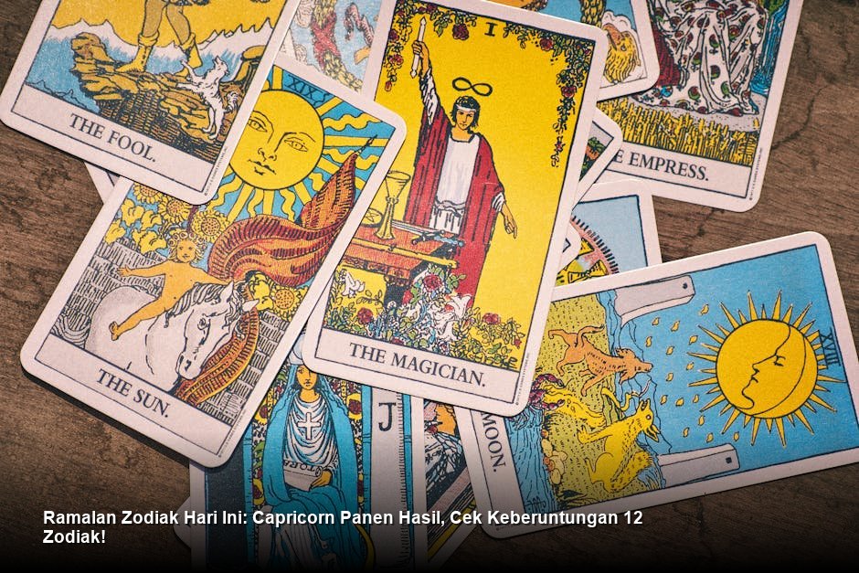 Ramalan Zodiak Hari Ini: Capricorn Panen Hasil, Cek Keberuntungan 12 Zodiak!